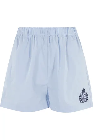 Sporty & Rich Mujer, Pantalones cortos, Azul, Talla: M