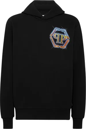 Philipp Plein Hombre, Sudaderas, Negro, Talla: M