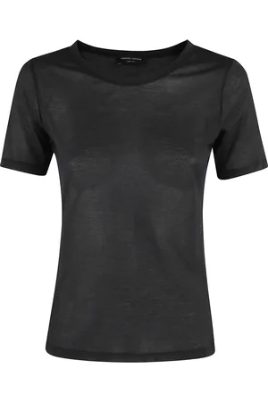 Roberto Collina Mujer, Camisetas, Negro, Talla: M
