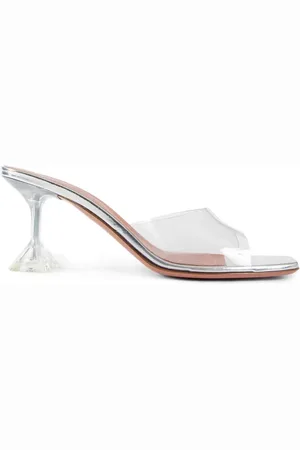 Amina Muaddi Mujer, Zapatos, Blanco, Talla: 38 EU