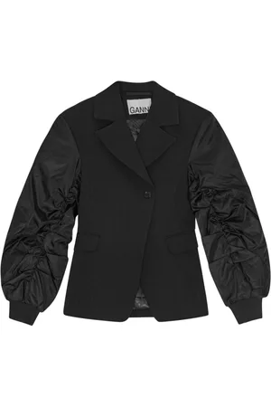 Ganni Mujer, Chaquetas, Negro, Talla: S