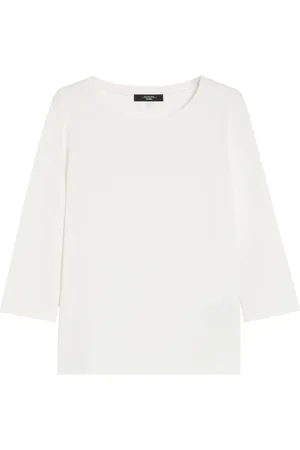 Max Mara Mujer, Camisetas, Blanco, Talla: S