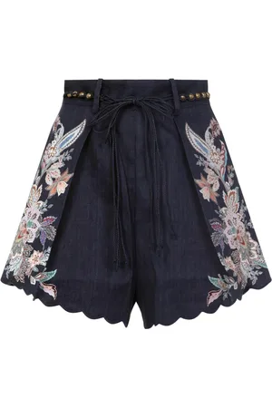 ZIMMERMANN Mujer, Pantalones cortos, Azul, Talla: XS