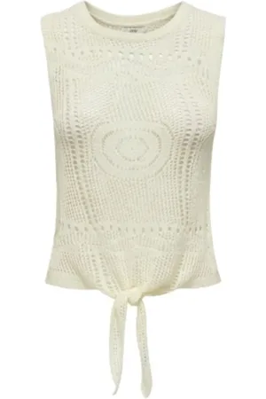 JACQUELINE DE YONG Mujer, Camisetas, Blanco, Talla: L