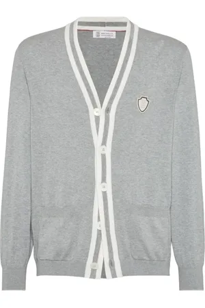 Brunello Cucinelli Hombre, Jerseys, Gris, Talla: L