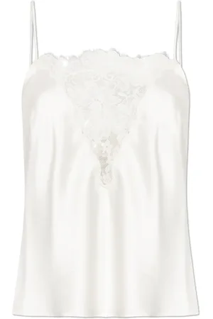 LOVESHACKFANCY Mujer, Camisetas, Blanco, Talla: S