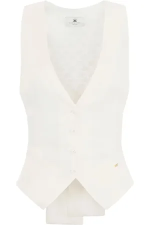 Elisabetta Franchi Mujer, Chaquetas, Blanco, Talla: S