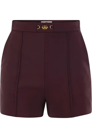 Elisabetta Franchi Mujer, Pantalones cortos, Marrón, Talla: M