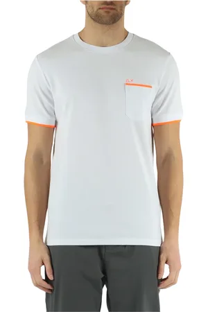 sun68 Hombre, Camisetas, Blanco, Talla: M