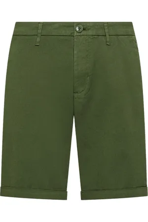 sun68 Hombre, Pantalones cortos, Verde, Talla: W33