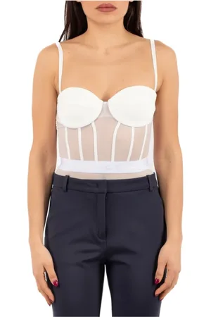 Elisabetta Franchi Mujer, Camisetas, Blanco, Talla: S