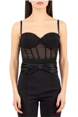 Elisabetta Franchi Mujer, Camisetas, Negro, Talla: S