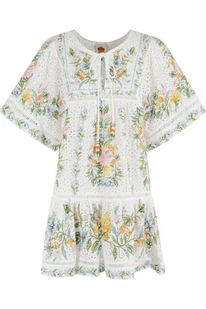 Farm Rio Mujer, Vestidos, Blanco, Talla: S