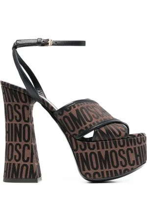 Moschino Mujer, Zapatos, Marrón, Talla: 39 EU