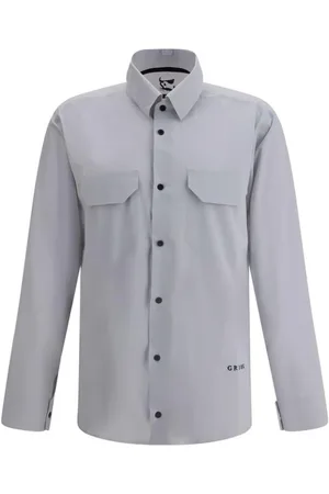 GR10K Hombre, Camisas, Gris, Talla: M
