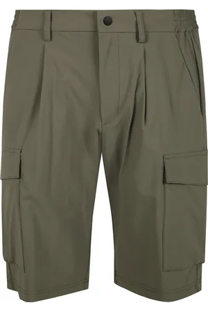 PEOPLE OF SHIBUYA Hombre, Pantalones cortos, Verde, Talla: XL