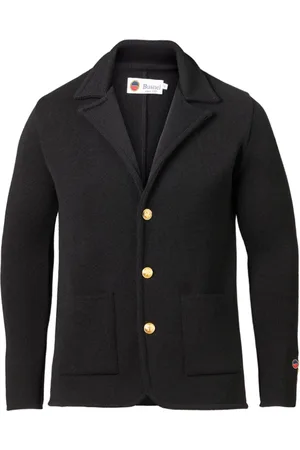 BUSNEL Hombre, Abrigos, Negro, Talla: L