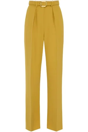 Elisabetta Franchi Mujer, Pantalones, Amarillo, Talla: S