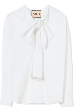 Plan C Mujer, Blusas y Camisas, Blanco, Talla: S