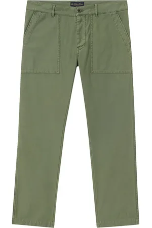 Brooks Brothers Hombre, Pantalones, Verde, Talla: W34