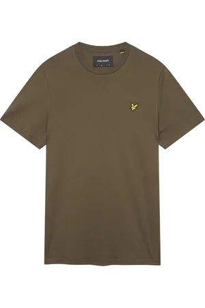 Lyle & Scott Hombre, Camisetas, Verde, Talla: S
