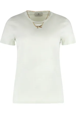 Elisabetta Franchi Mujer, Camisetas, Verde, Talla: M