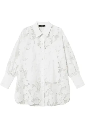 Twin-Set Mujer, Blusas y Camisas, Blanco, Talla: S