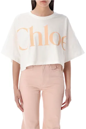 Chloé Mujer, Camisetas, Blanco, Talla: M