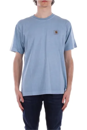 Carhartt Hombre, Camisetas, Azul, Talla: S