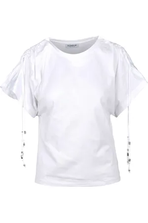 Dondup Mujer, Camisetas, Blanco, Talla: S
