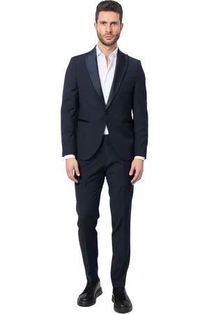 MULISH Hombre, Trajes, Azul, Talla: L