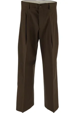 LANEUS Hombre, Pantalones, Marrón, Talla: L