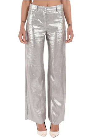 Max Mara Mujer, Pantalones, Gris, Talla: M