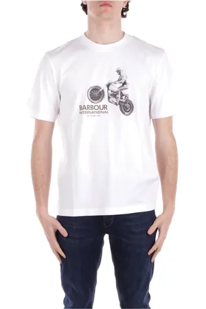 Barbour Hombre, Camisetas, Blanco, Talla: M