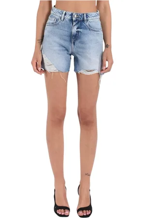 Icon Denim Mujer, Pantalones cortos, Azul, Talla: W28