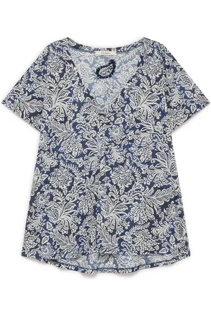 Maliparmi Mujer, Camisetas, Azul, Talla: L