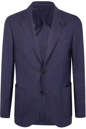 LARDINI Hombre, Chaquetas, Azul, Talla: L