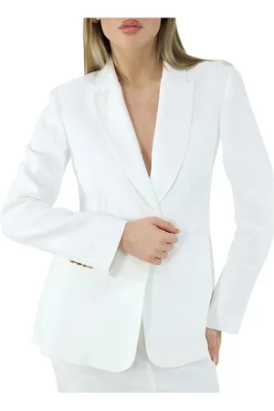 Elisabetta Franchi Mujer, Chaquetas, Blanco, Talla: S
