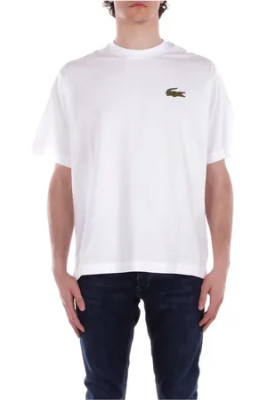 Lacoste Hombre, Camisetas, Blanco, Talla: S