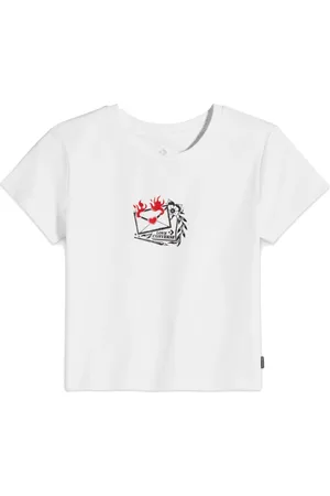 Converse Mujer, Camisetas, Blanco, Talla: M