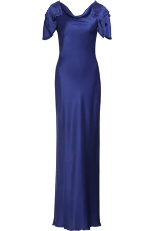 Alberta Ferretti Mujer, Vestidos, Azul, Talla: L