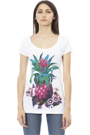 Roberto Cavalli Mujer, Camisetas, Blanco, Talla: L
