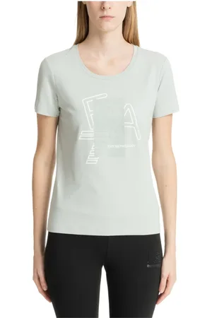 EA7 Mujer, Camisetas, Gris, Talla: S