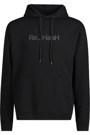 RE-HASH Hombre, Sudaderas, Negro, Talla: M