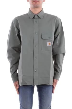Carhartt Hombre, Camisas, Verde, Talla: S