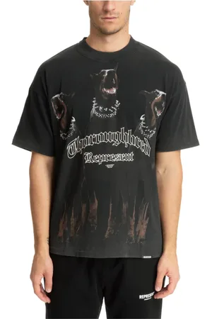 Represent Hombre, Camisetas, Negro, Talla: L