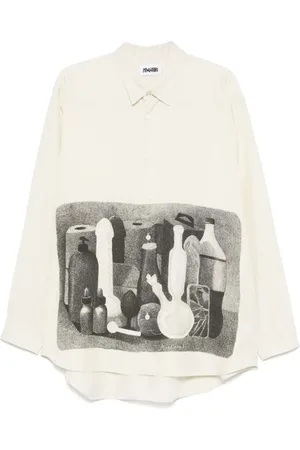 MAGLIANO Hombre, Camisas, Blanco, Talla: S