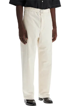 LEMAIRE Hombre, Pantalones, Blanco, Talla: L