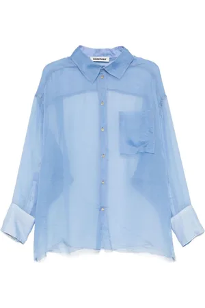 DARKPARK Mujer, Blusas y Camisas, Azul, Talla: S