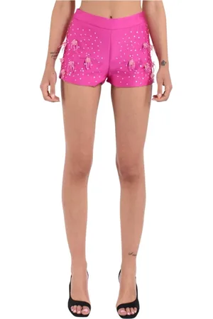 SIMONA CORSELLINI Mujer, Pantalones cortos, Rosa, Talla: S